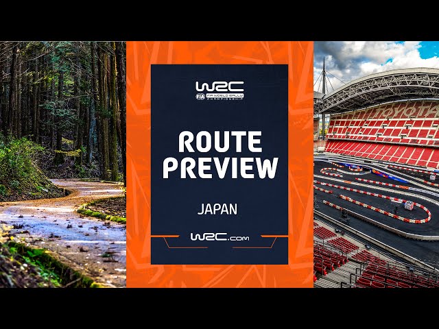 Route Preview | WRC FORUM8 Rally Japan 2024