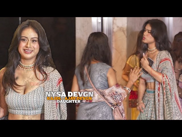 Nysa Devgn - Kajol and Ajay Devgn daughter Looking Stunning at Tseries Diwali Party 2022