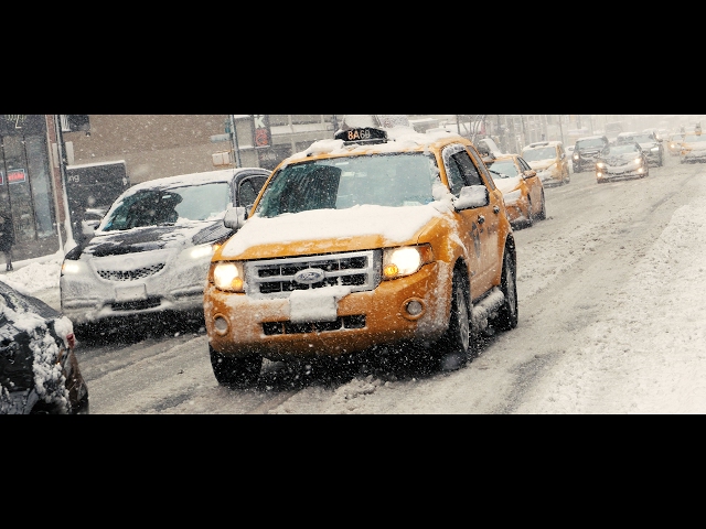 The Blizzard - Heavy Snow in New York City (Sony A7S II)