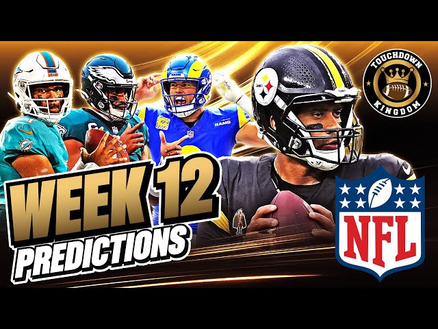 Week 12 NFL Predictions 2024!