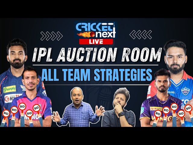 🔴Live IPL 2025 Mega Auctions: All 10 IPL Team Strategies | CSK, RCB, MI | #IPL2025 #IPLAuction2024