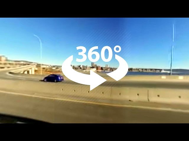 Driving Around Saint John, New Brunswick in 360 VR