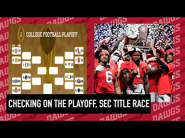 The Latest on where Georgia Stands in the Playoff, SEC Title Game Race