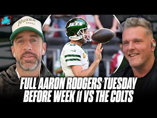 Aaron Rodgers Tuesday On The Pat McAfee Show | November 12th, 2024