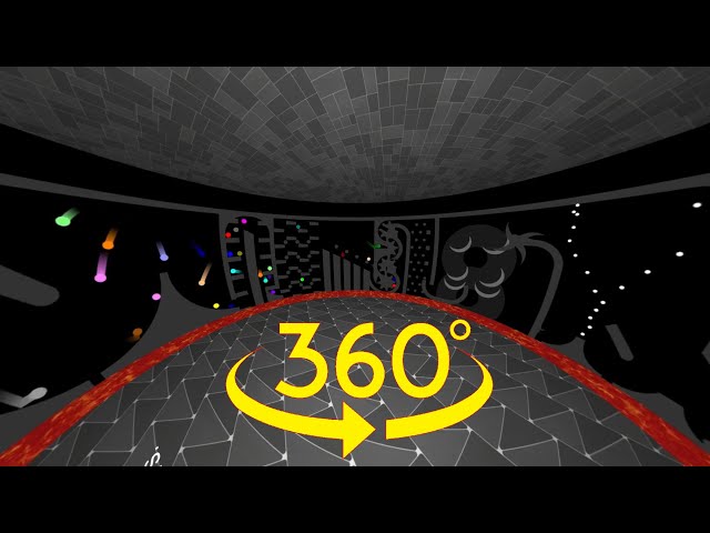 Don't Touch the Lava 2 - 360° Marble Race in Algodoo & Unity