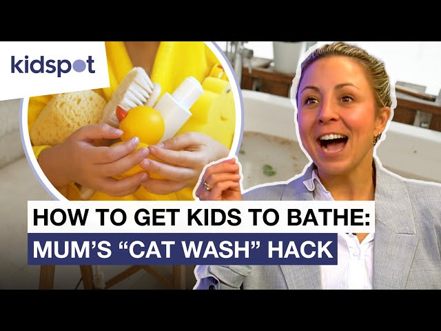 Mum's 'cat wash' hack: The trick to get kids bathed fast | Mum Club