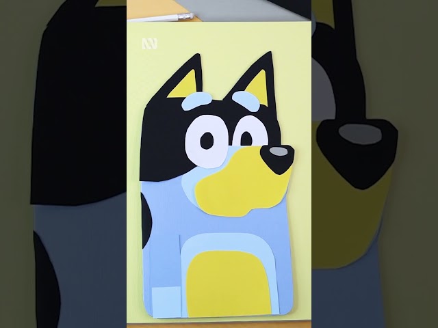 Make a Bandit card with us! | #Bluey ✂️💙 | ABC Kids