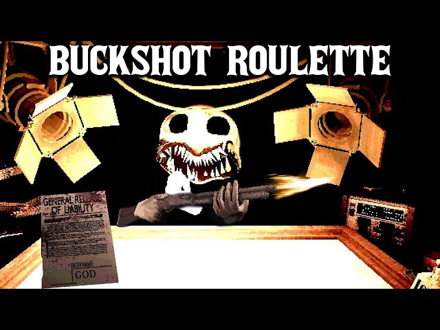 Playing Russian Roulette Versus GOD - Buckshot Roulette Horror Game Gameplay