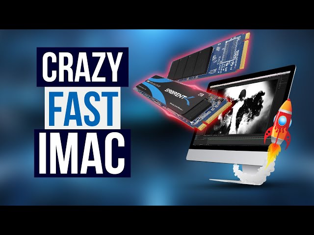 How to make an Imac 2017 Crazy fast with an external thunderbolt 3 drive and NVME 2400MB/Sec