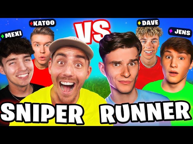 Das erste *SNIPER vs RUNNER - CREATOR BATTLE* in Fortnite! 🎯🏆