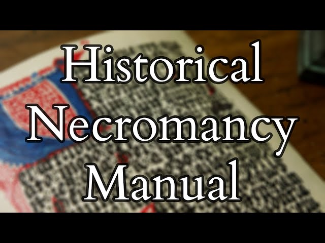 Necromancy and Magic - The Munich Necromancer's Manual - CLM 849 - Real Historical Book of Magic