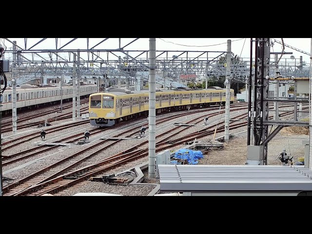 【西武線ライブカメラ２】　西武池袋線保谷駅付近の電留線ライブ映像