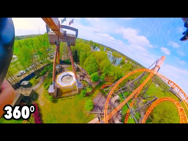 Sledge Hammer (Bobbejaanland) - VR ONRIDE - 360° giant frisbee POV