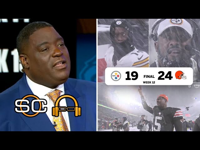 ESPN SC | Mike Tomlin is a fraud - Damien Woody on Browns snapping Steelers 5-game win streak, 24-19