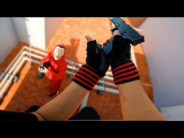 Parkour Money Heist Vs SWAT | SWAT Gets Trapped 2.0 | Live Action Movie (Epic POV)