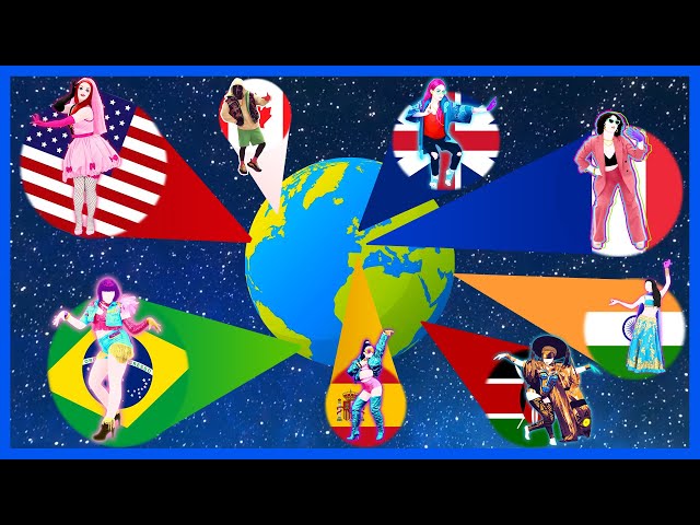 ALL DIFFERENT Countries and Languages in JUST DANCE