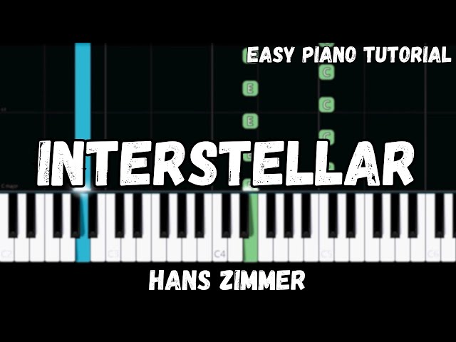 Hans Zimmer - Interstellar Main Theme (Easy Piano Tutorial)