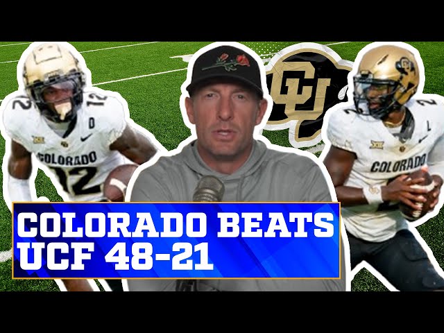 Colorado blows out UCF in Orlando 48-21 | Joel Klatt Show