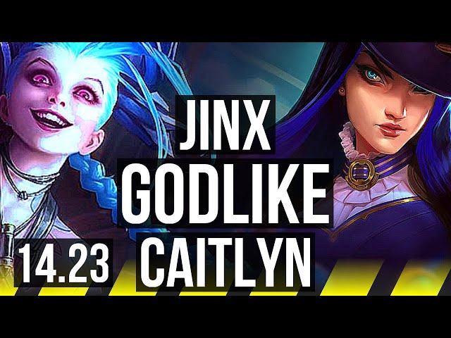 JINX & Lulu vs CAITLYN & Thresh (ADC) | Quadra, Godlike | KR Diamond | 14.23