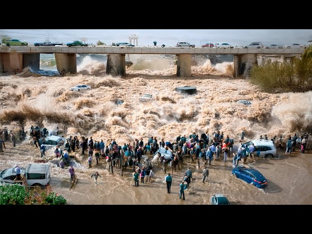 Most Unbelievable Flash Floods Ever Caught on Camera !