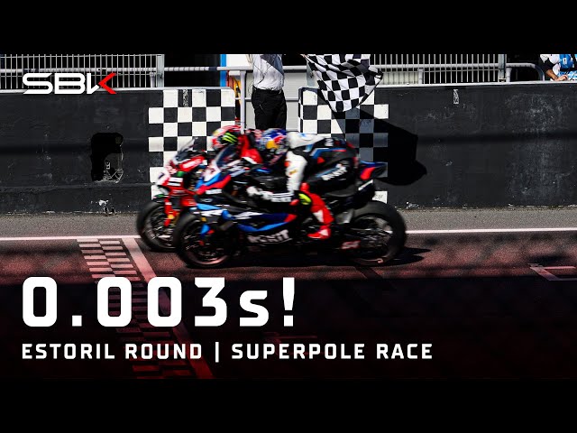 CLOSEST-EVER FINISH⚔️ Bulega 🆚 Toprak in the Superpole Race's last lap 🤯 | 2024  #EstorilWorldSBK 🇵🇹