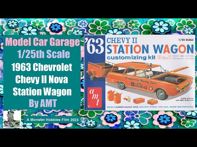 Model Car Garage - The 1963 Chevrolet II Nova Station Wagon 3-in-1 Customizing Kit Unboxing Video