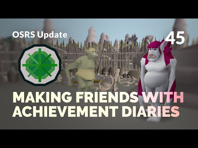 Making Friends with Achievement Diaries: Araxxor Combat Achievements, Crystal Shard Buffs & Quests!