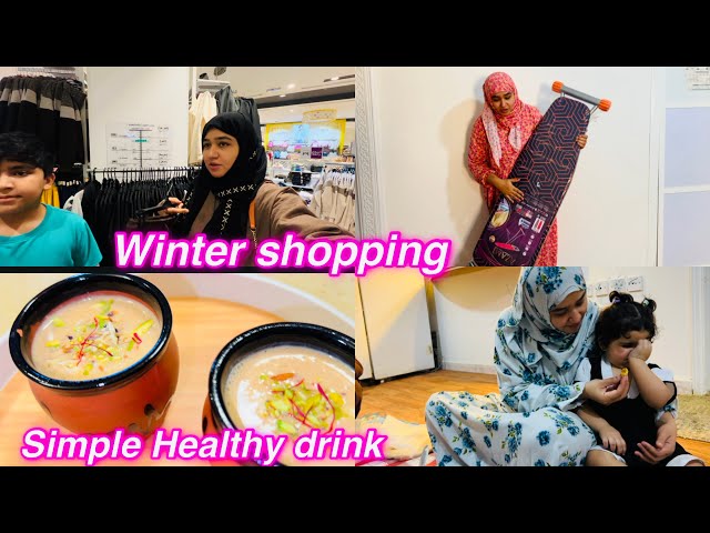 Winter shopping | simple healthy drink | salma yaseen