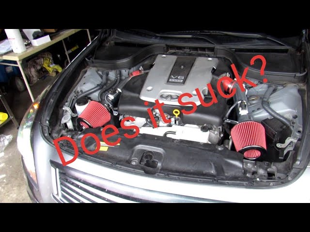 Infiniti g37xs sedan  70$ Amazon/ebay cold air intake |  how to install Cold Air intake on g37