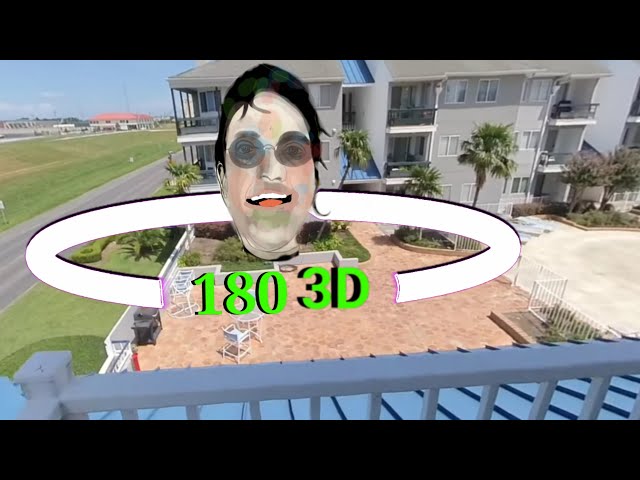 A 5.7K 3D VR Glimpse  Across Lake Pontchartrain: Insta360 Evo180 3D Test