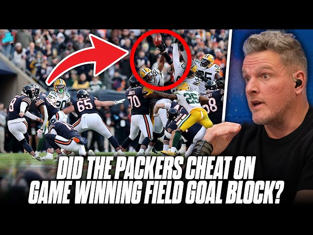 Packers Blocked Field Goal To Beat The Bears Was ILLEGAL, Shouldn't Have Happened?! | Pat McAfee