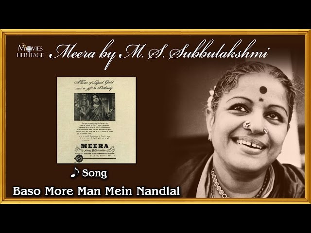 Baso More Man Mein Nandlal | M. S. Subbulakshmi Hits | Meera | Evergreen Melodies