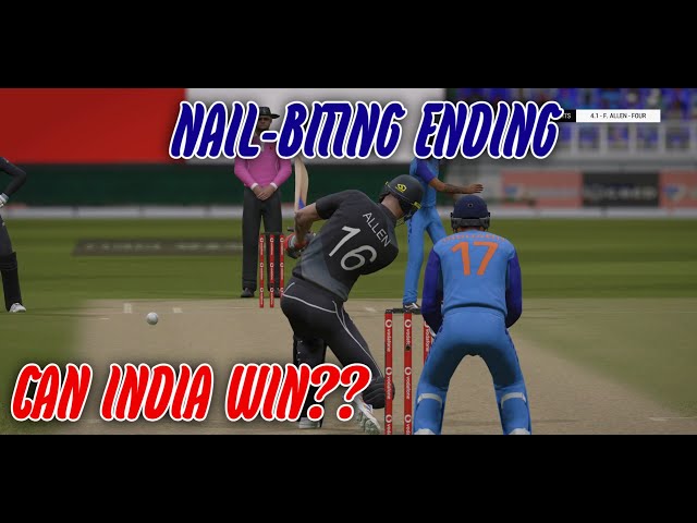 Fighting till the last ball | Ind vs Nz | T20 - Cricket 24