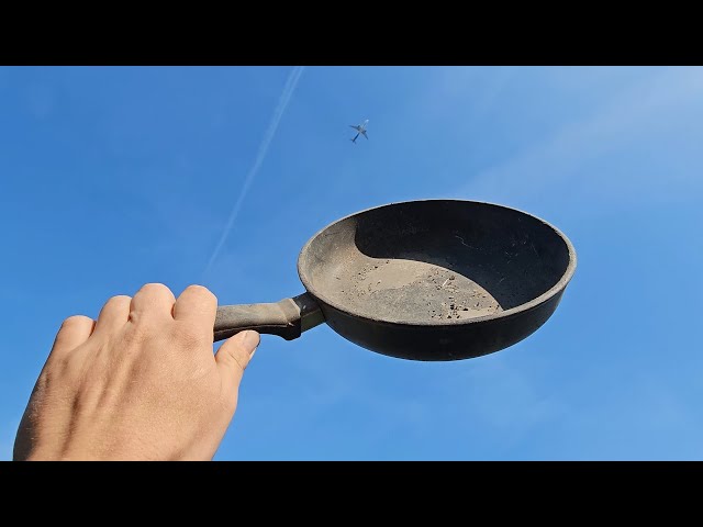 Never throw away an old frying pan. A brilliant idea