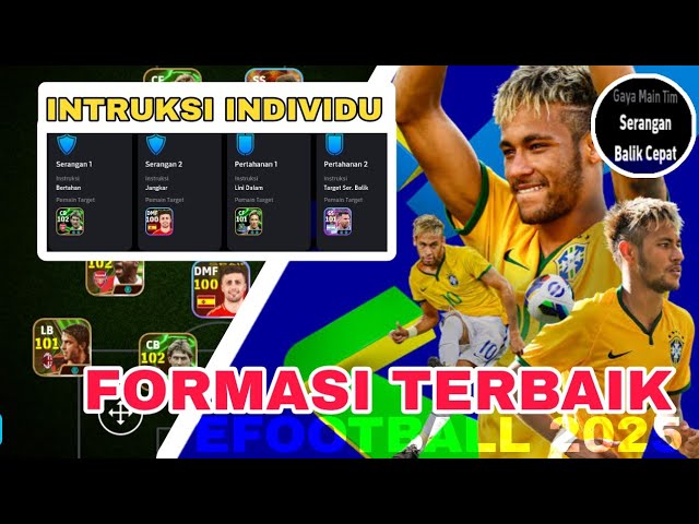 INI 3 FORMASI META EFOOTBALL YANG BANYAK DI CARI FORMASI PRO PLAYER