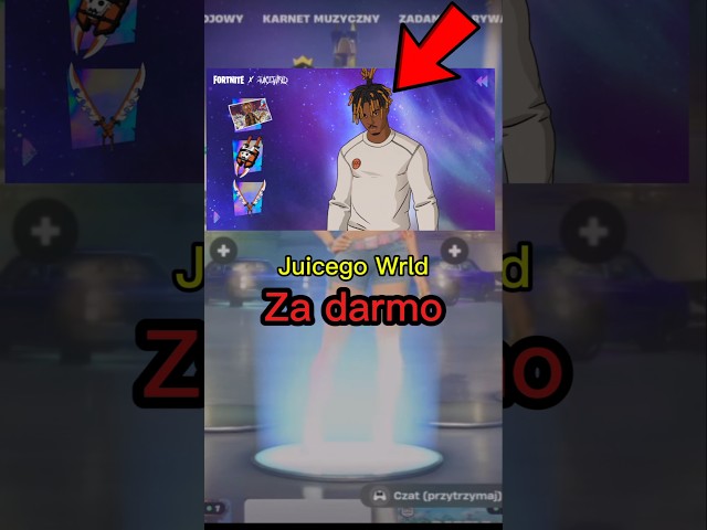 Skin Juciego Wrld za darmo w fortnite #fortniteshorts