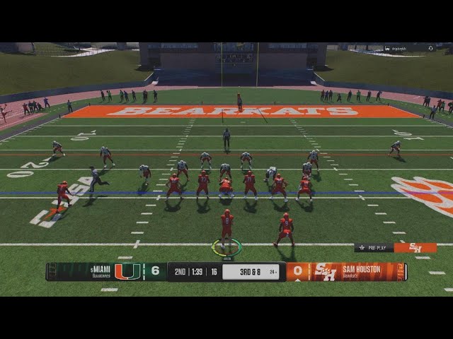 EA SPORTS College Football 25 Sam Houston Touchdown Pass vs Miami 🔥🔥