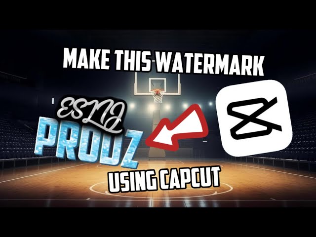 How to make a sports watermark using capcut!⚽️🏀🏈