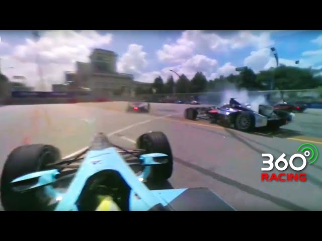 FIA Formula E Malaysia 2015, Turvey Start and 1st Laps (Heidfeld Crash)