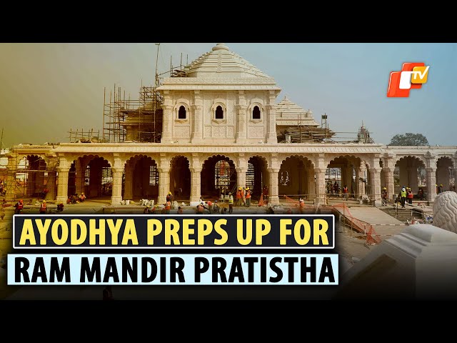 Only 4 Days Left For Ram Mandir 'Pran Pratistha', Watch Preparations In UP's Ayodhya