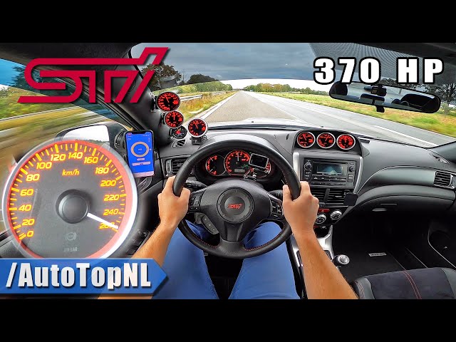 SUBARU WRX STI 370HP *TOP SPEED* on AUTOBAHN [NO SPEED LIMIT] by AutoTopNL