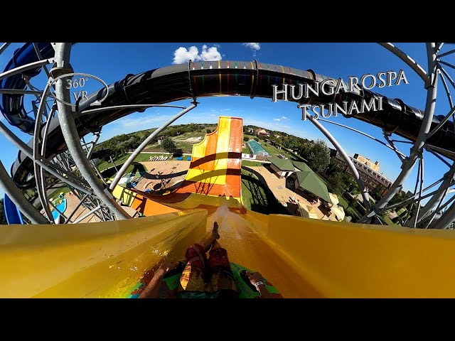 Hungarospa Tsunami (Single) 360° VR POV Onride