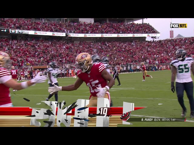 Purdy's TD pass to Jennings restores 49ers' lead vs. Seahawks