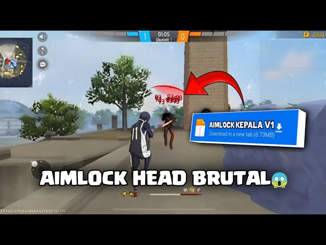 AIMLOCK HEAD BRUTAL🔥😱 AMAN AKUN UTAMA💯 SUPPORT FF BIASA DAN MAX‼️