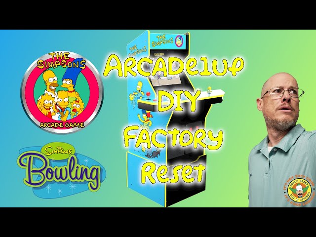 The Simpson's Arcade1up: DIY Factory Reset