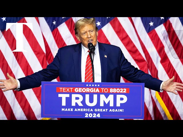 LIVE: Donald Trump hosts major MAGA rally in Georgia