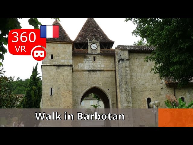 360° views of France : Today a walk in Barbotan