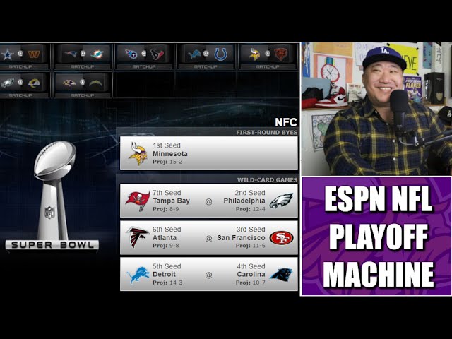 Playing Around with the 2024 ESPN NFL Playoff Machine: Vikings Path to the 1-Seed