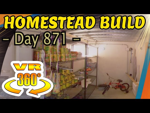 Homestead Building - PVC Electrical Conduit Install In Root Cellar/Fallout Shelter