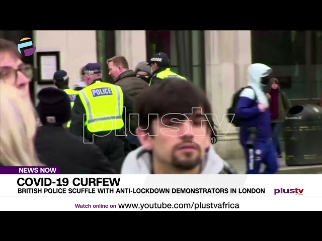 British Police Scuffle With Anti Lockdown Demonstrators In London | NEWS NOW